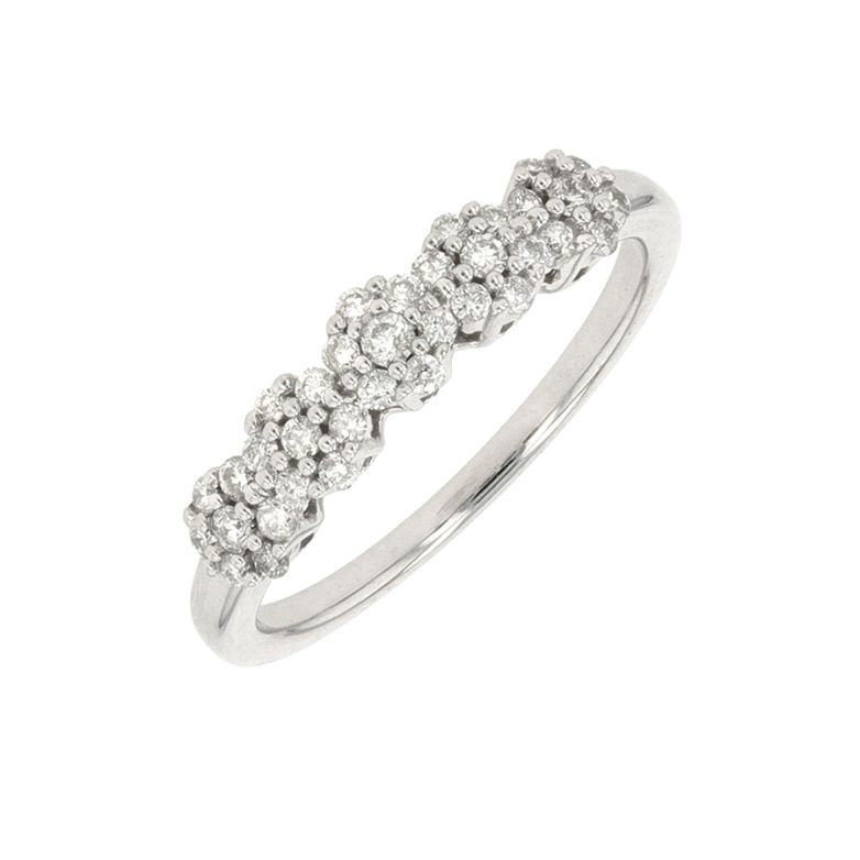 Bague diamants 0.25 carat or blanc 3.06g Comme neuf -  reconditionné disponible sur Gemme Les Bijoux